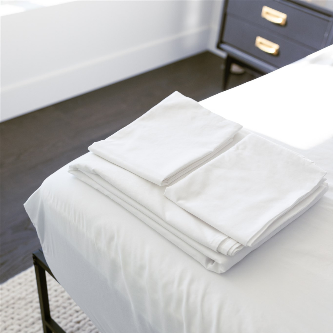 OVERSTOCK Classic 50:50 Sheet Set - Starlight White